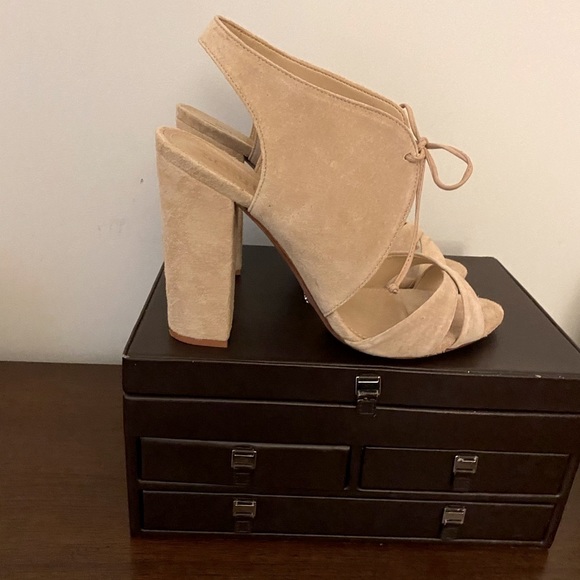 Schutz Light Beige/Cream High heel Sandals 9.5 - Picture 3 of 5